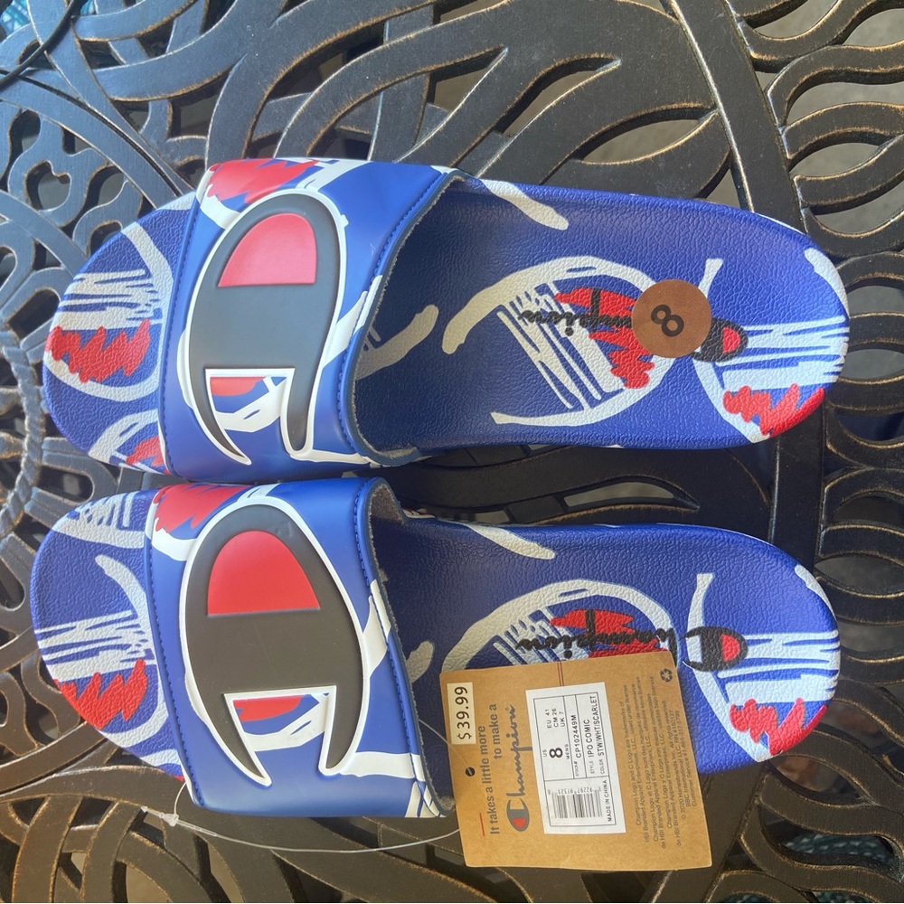 Champions slip ons